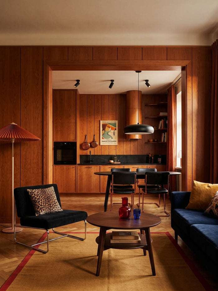The whole apartment is one wood.