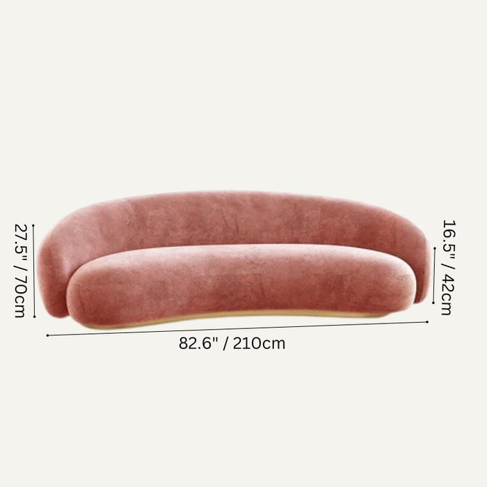 Yara Curved Sofa