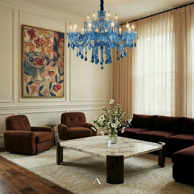 Belley Chandelier - Blue
