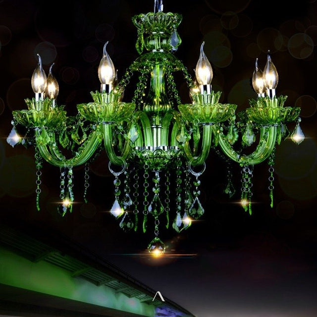 Belley Chandelier - Green