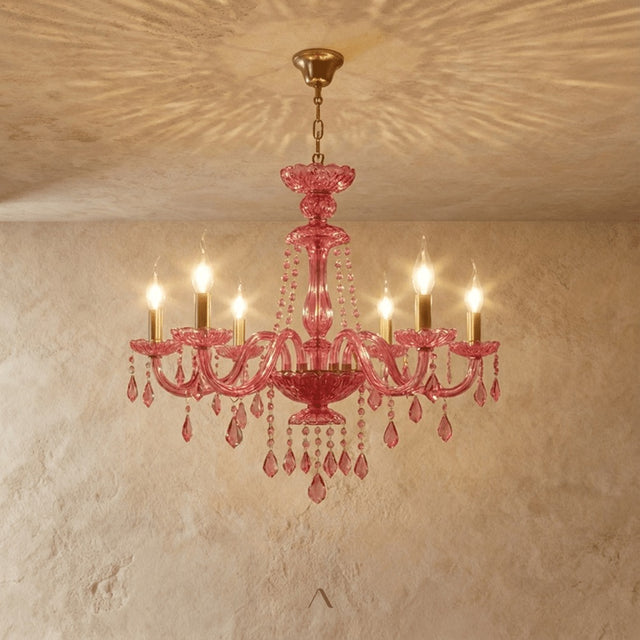 Belley Chandelier - Pink