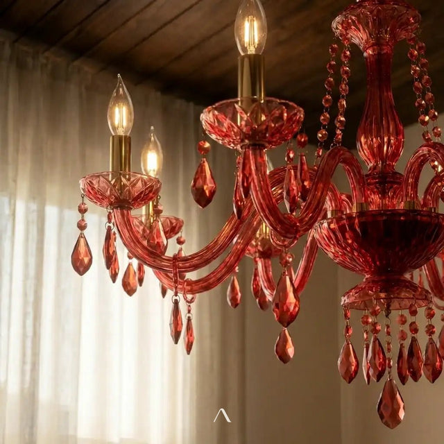 Belley Chandelier - Pink