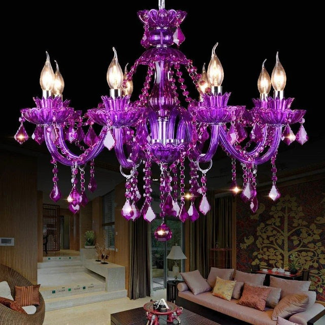 Belley Chandelier - Purple