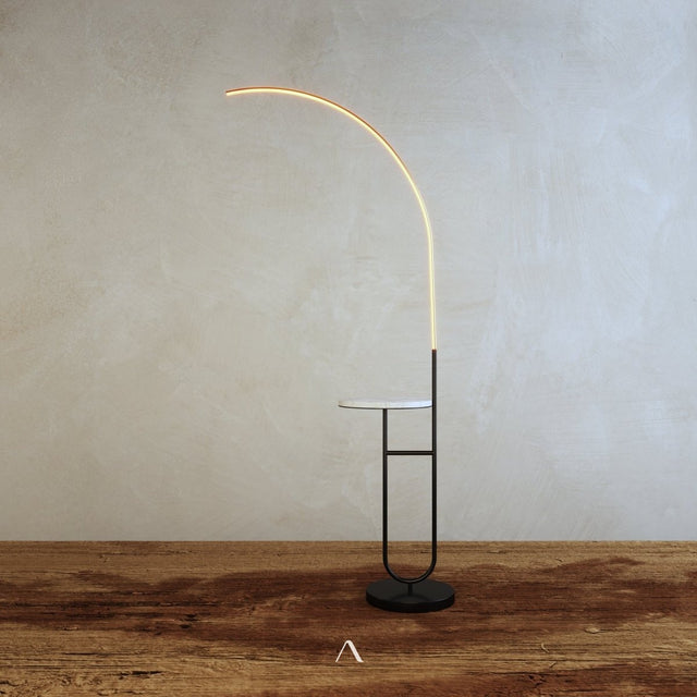 Coffer Side Table & Lamp