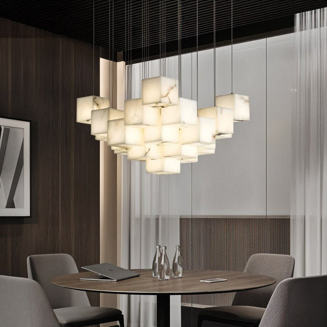 Ikat Chandelier