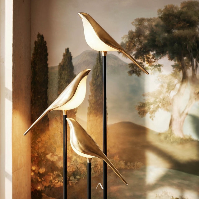 Satin Floor Lamp