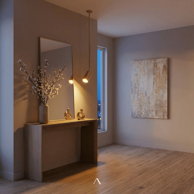 Schist Ceiling Light