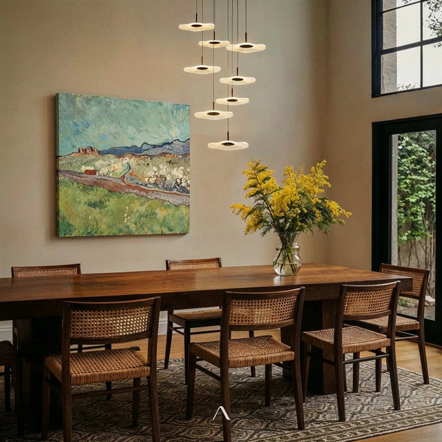 Shoring Staircase Chandelier
