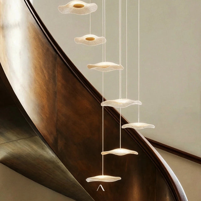 Shoring Staircase Chandelier