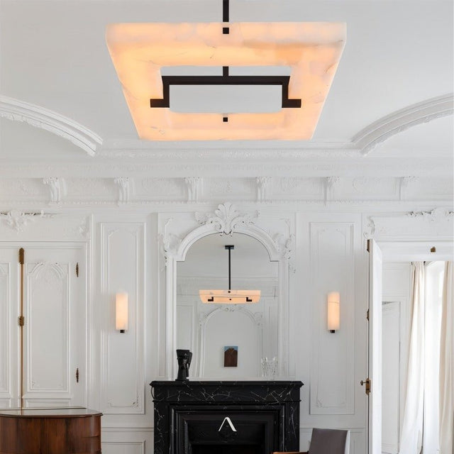 Suede Chandelier