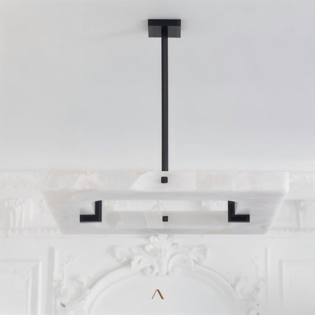 Suede Chandelier