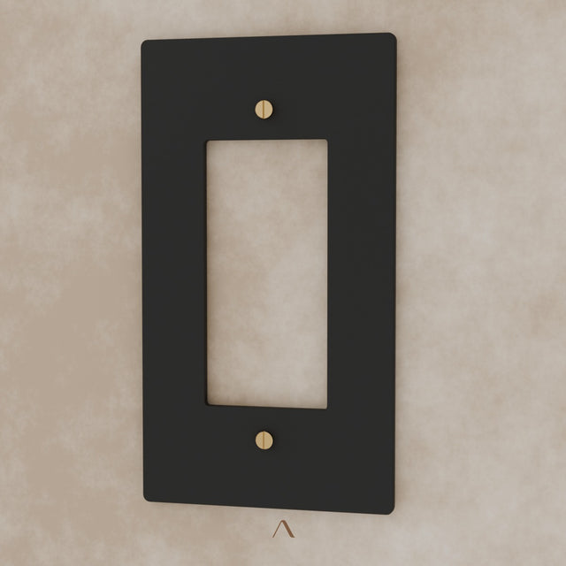 The Brantome Brass Plate (Night Black with Brass) (Custom Module)
