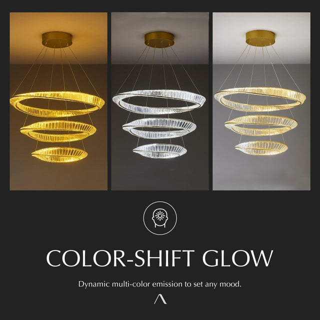 Tropes 3-Tier Chandelier