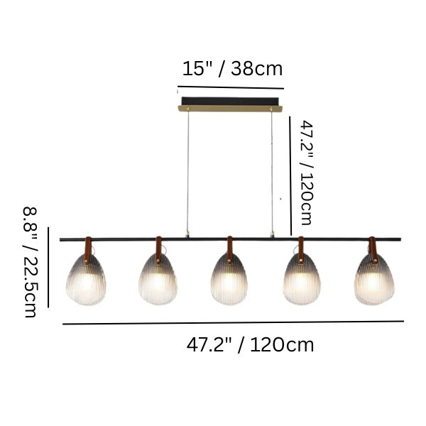 Nadira Linear Chandelier