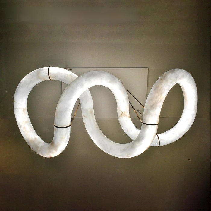 Gabriel Alabaster Chandelier Light