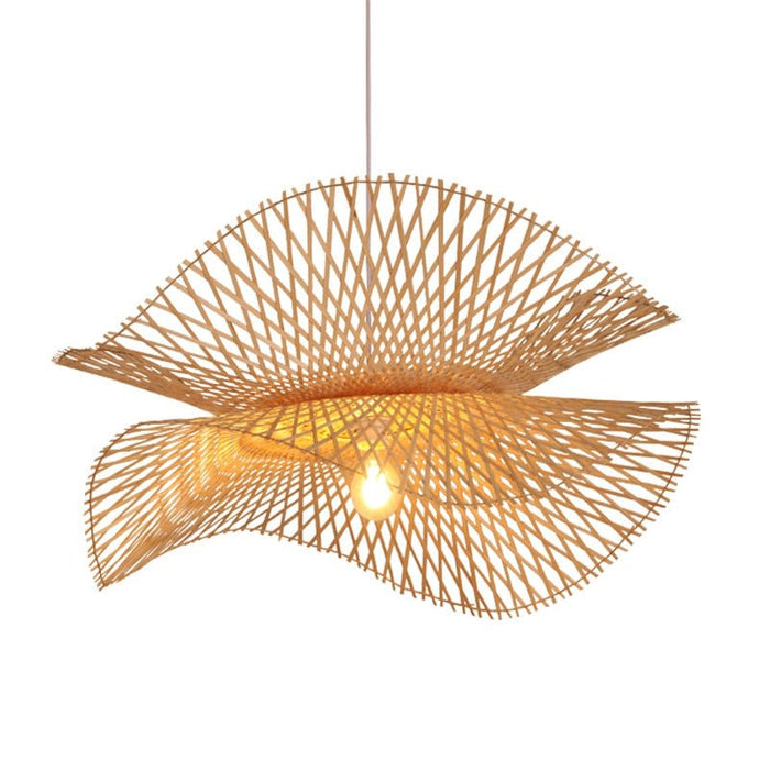 Bambus Chandelier Rattan Lamp