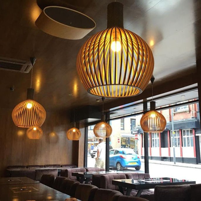 Avian Rattan Pendant Light