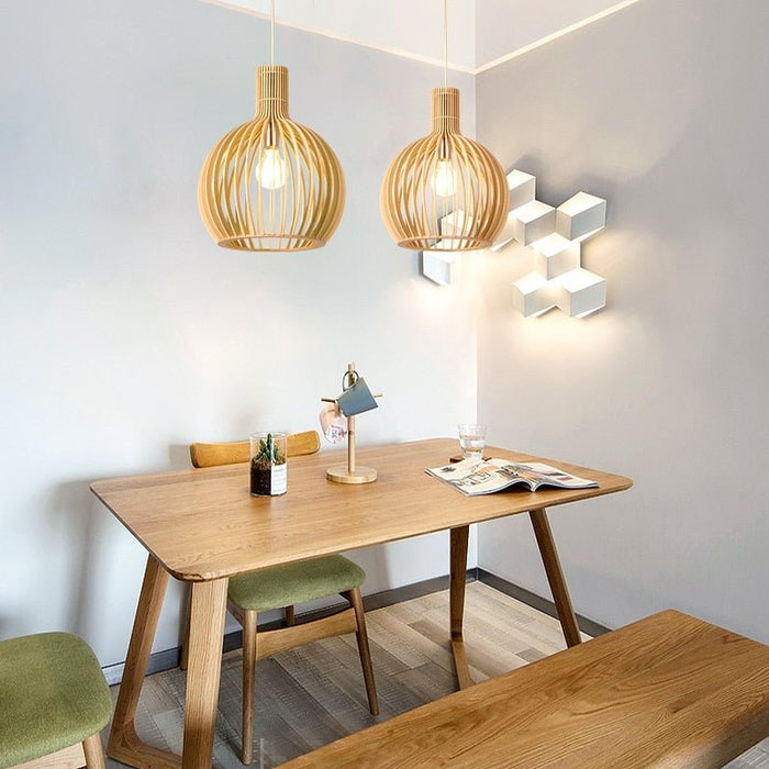 Avian Rattan Pendant Light