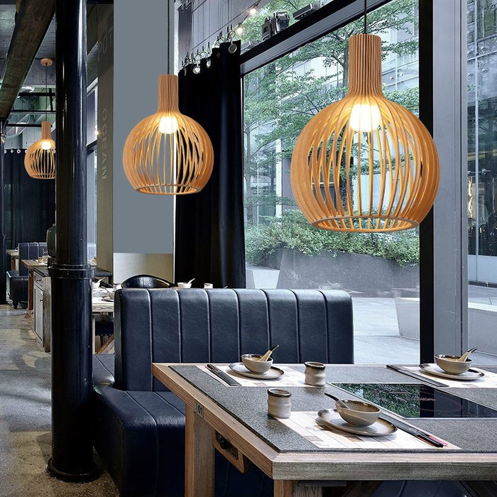 Avian Rattan Pendant Light