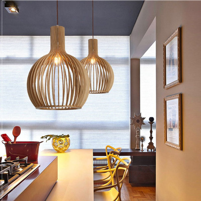 Avian Rattan Pendant Light