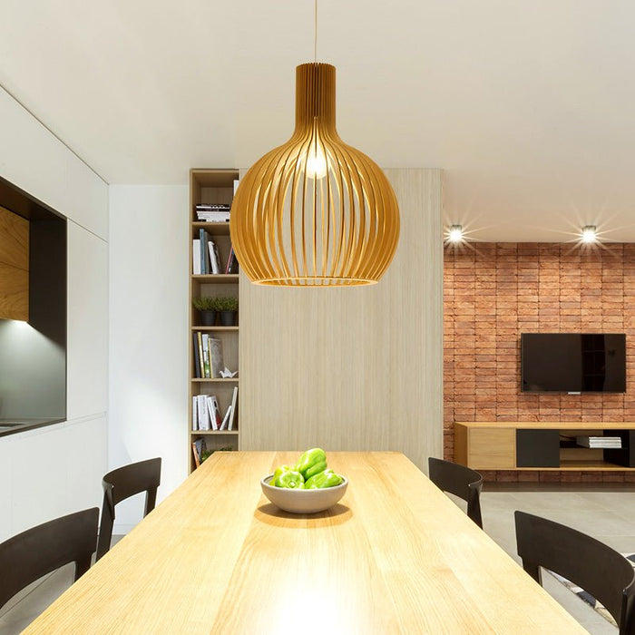 Avian Rattan Pendant Light