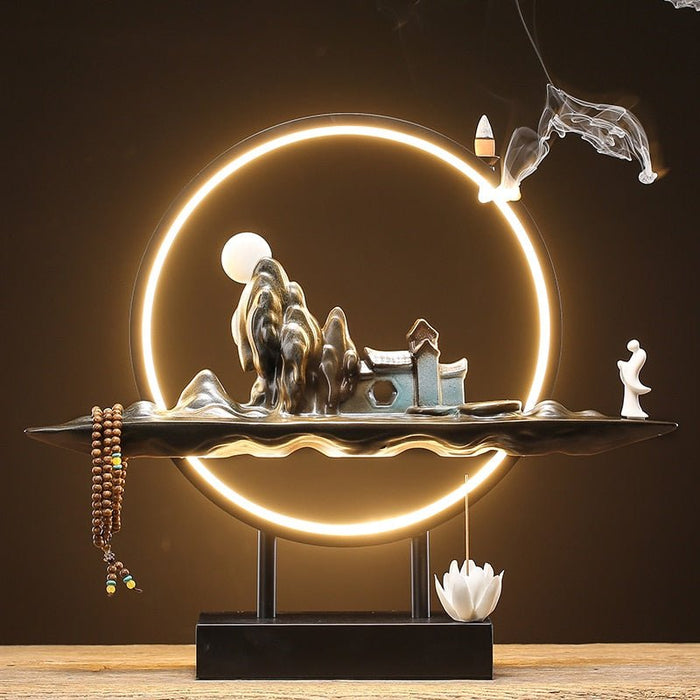 Sela Monk Incense Burner Table Lamp