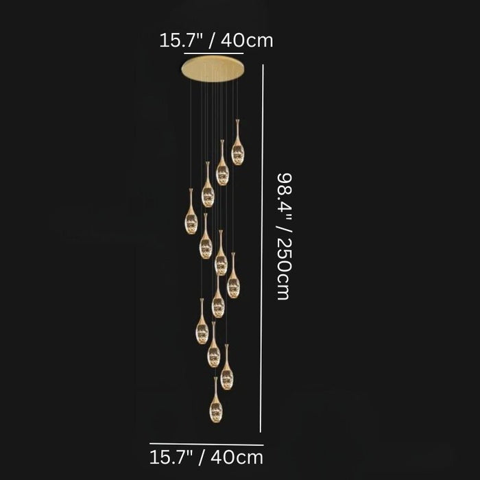 Luminique Cascade Chandelier