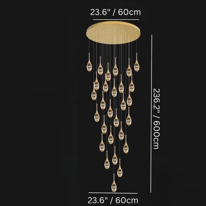Luminique Cascade Chandelier