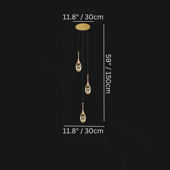 Luminique Cascade Chandelier