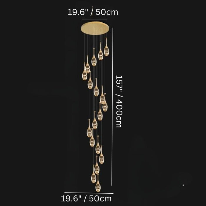 Luminique Cascade Chandelier