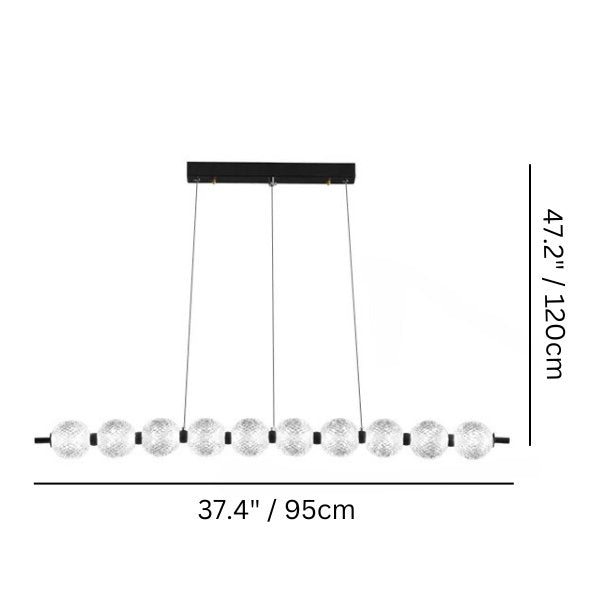 Opulenza Linear Chandelier
