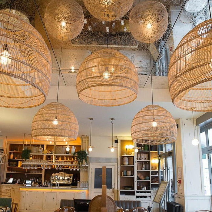 Artisan Rattan Pendant Light