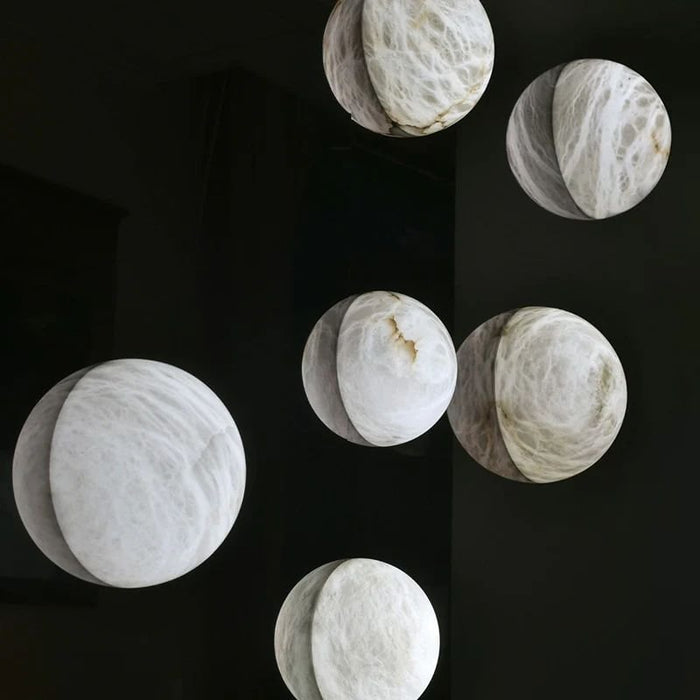 Helios Alabaster Wall Sconce
