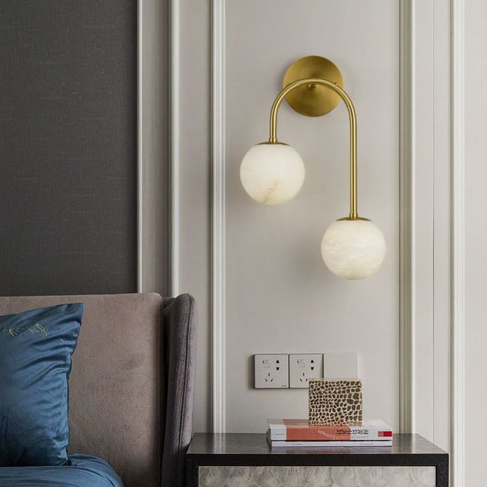 Pietro Alabaster Wall Sconce