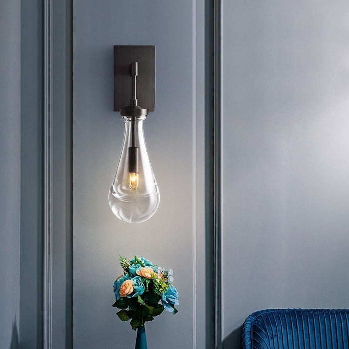 Lacrima Glass Tears Wall Sconce
