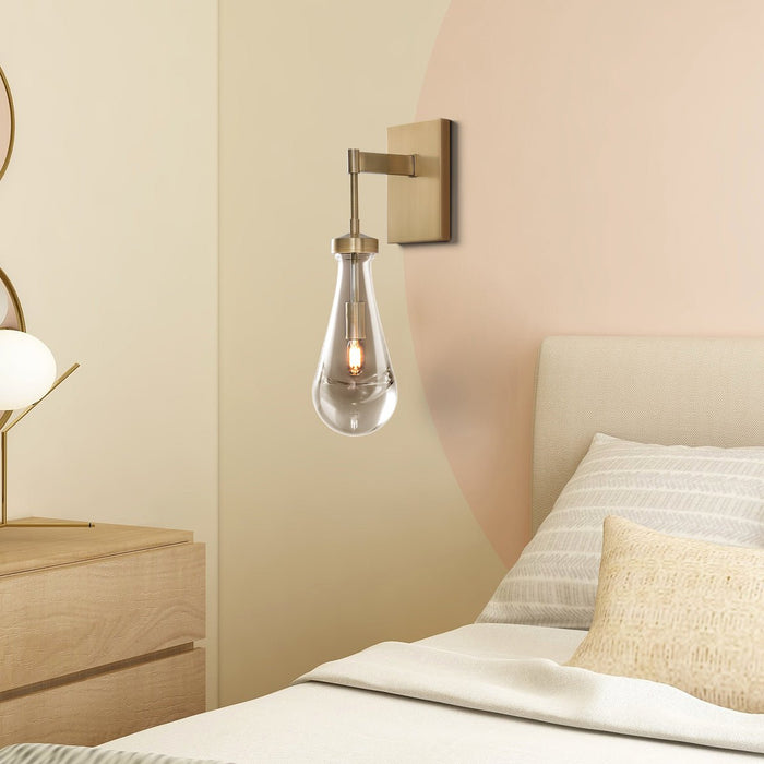 Lacrima Glass Tears Wall Sconce