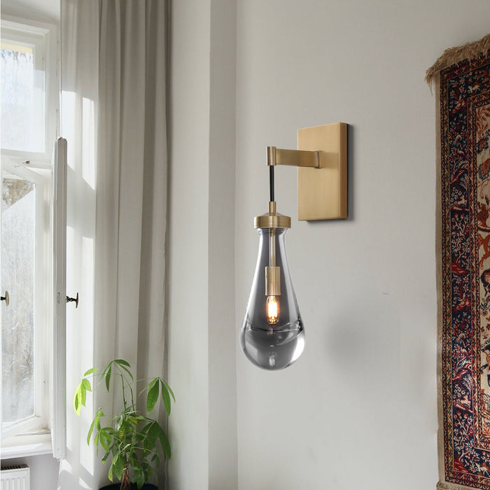 Lacrima Glass Tears Wall Sconce