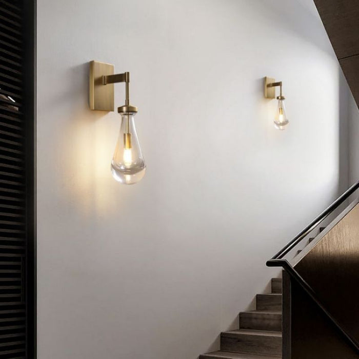 Lacrima Glass Tears Wall Sconce