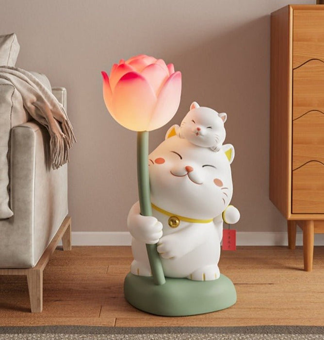 Leo Illuminated Art Figurine