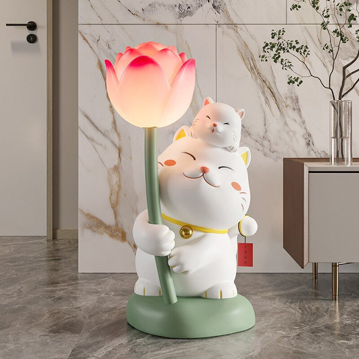 Leo Illuminated Art Figurine