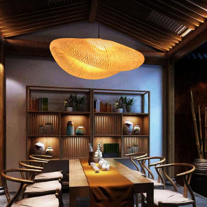Nest Rattan Pendant Light