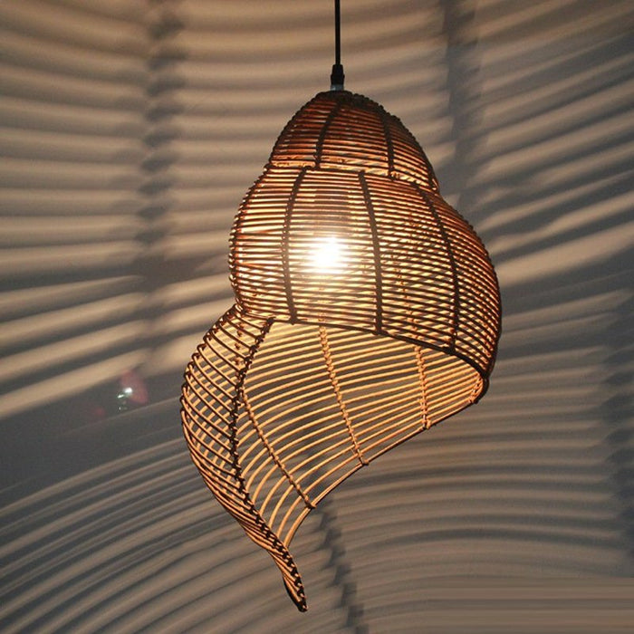 Enwrap Rattan Pendant Light