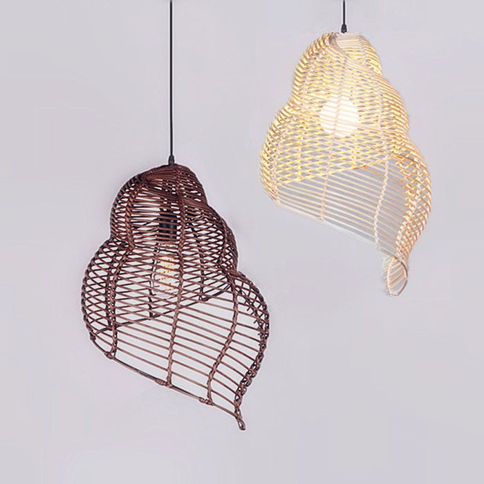 Enwrap Rattan Pendant Light