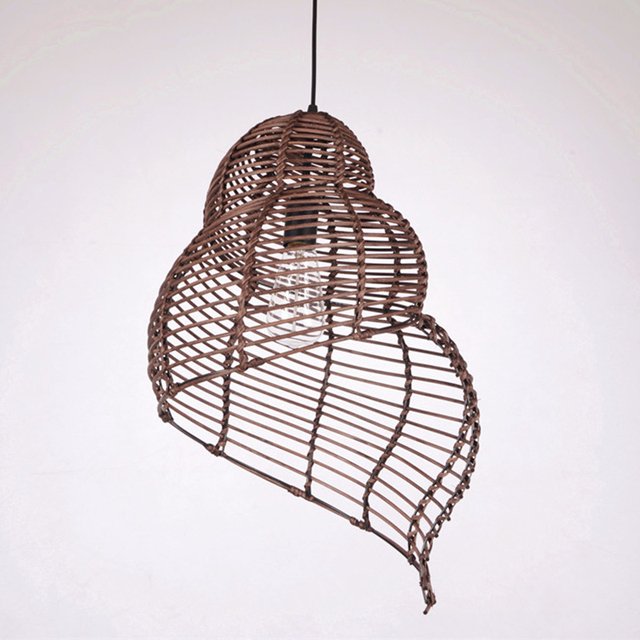 Enwrap Rattan Pendant Light