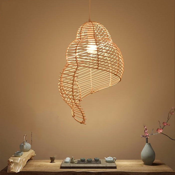 Enwrap Rattan Pendant Light