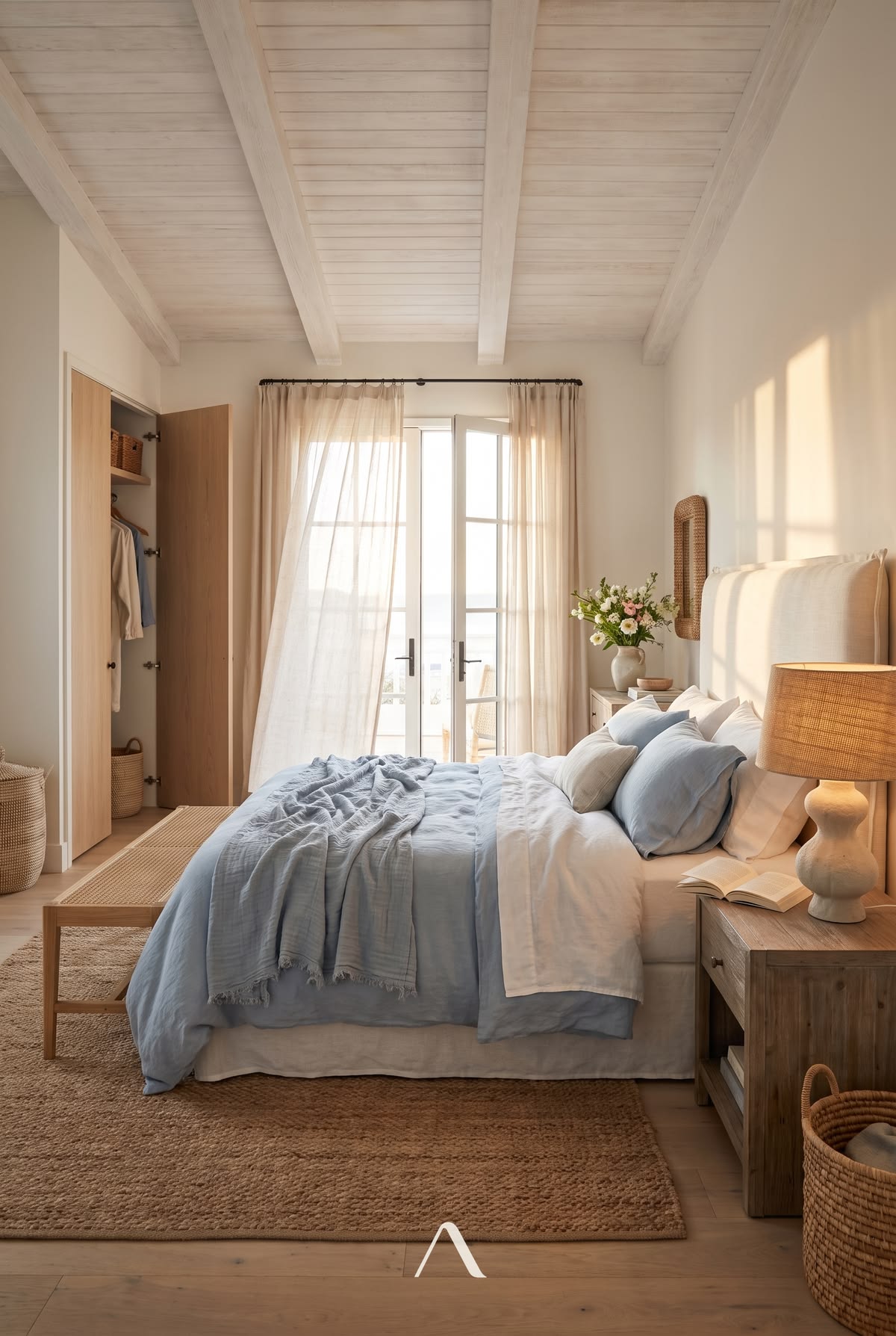 Coastal Bedroom Ideas — Sea Glass Morning Light