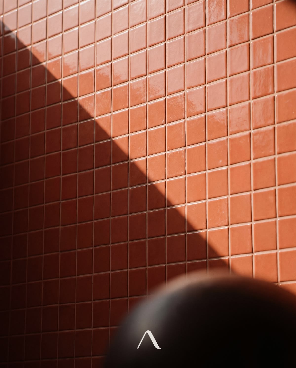 Salmon zellige wall