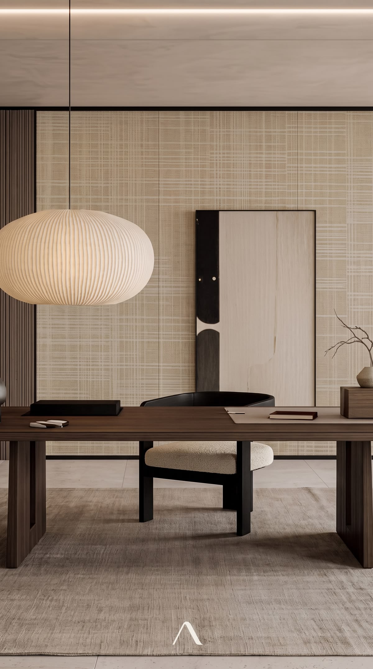Japandi home office
