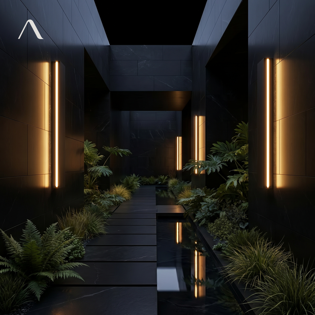 Aether Outdoor LED Wall Lamp