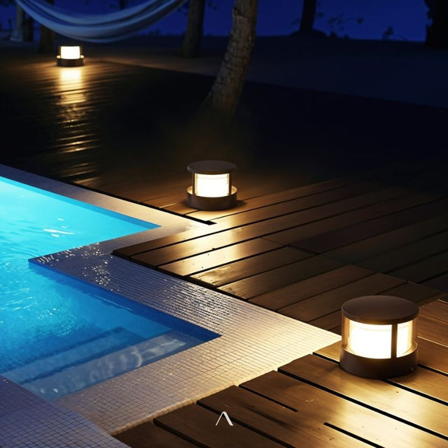 Basin Garden Lamp